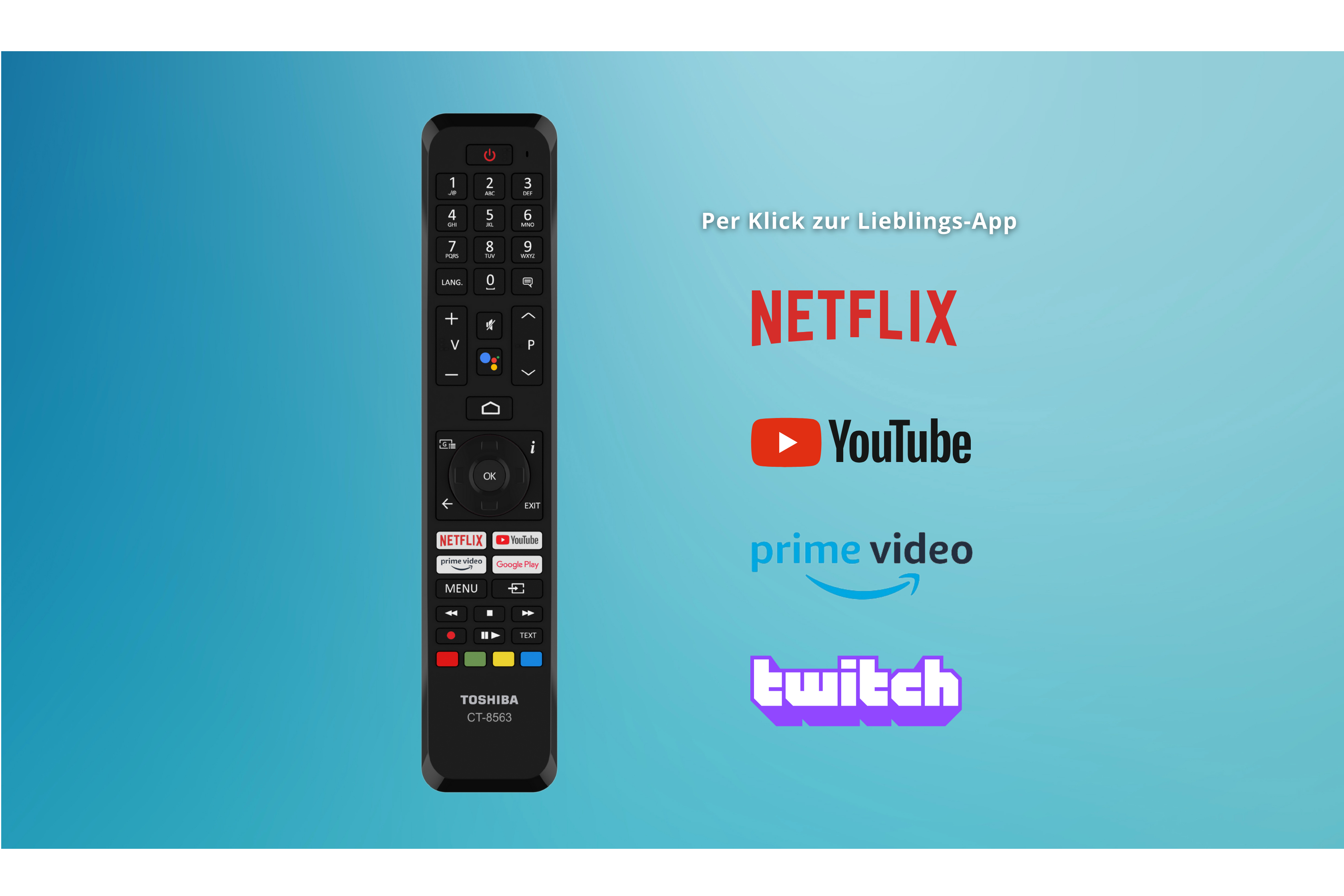 TOSHIBA 55UA3D63DG DLED TV (Flat, 55 Zoll / 139 cm, UHD 4K, SMART TV, Android TV)