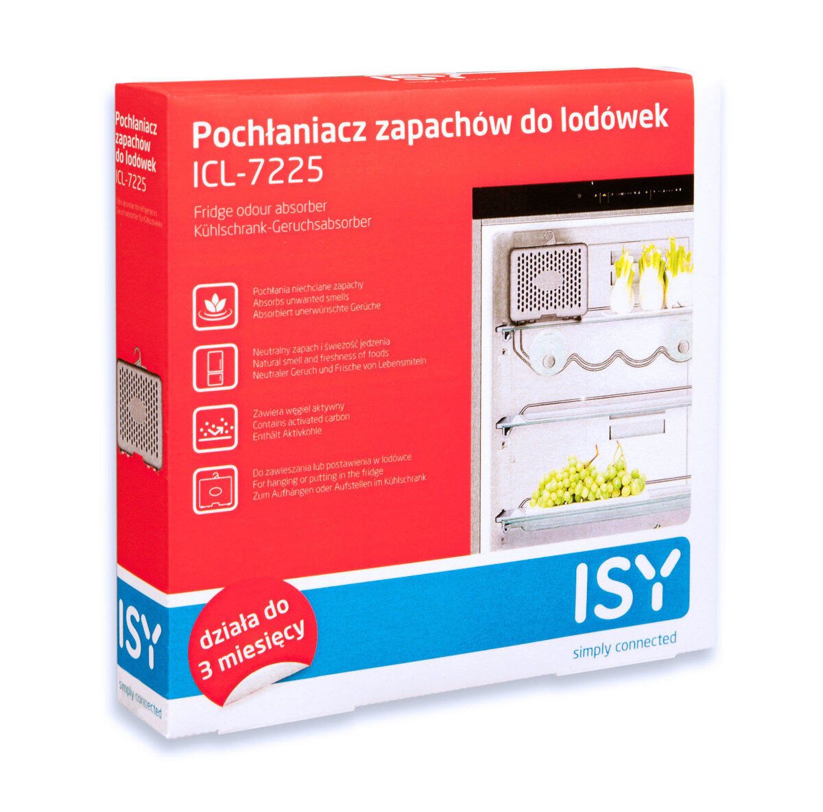 Pochłaniacz zapachów do lodówek ISY
