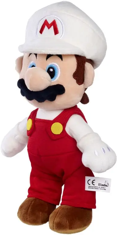SIMBA TOYS Super Mario: Fire Mario - Peluche (Multicolore)
