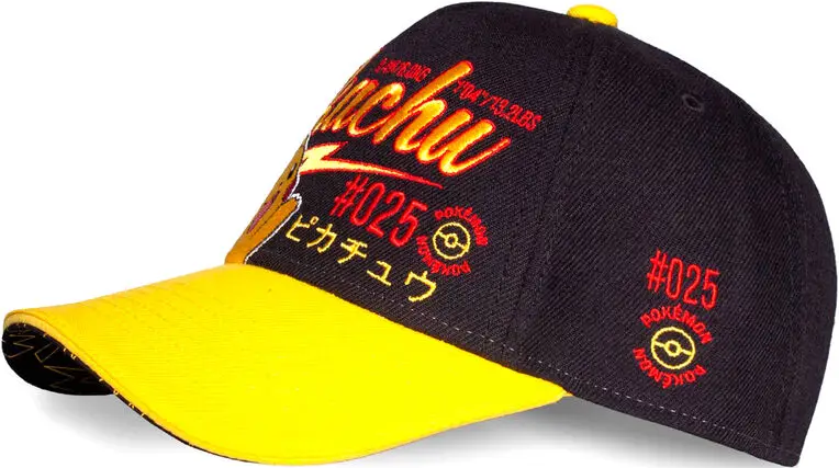 DIFUZED Pikachu - casquette (Noir/jaune)