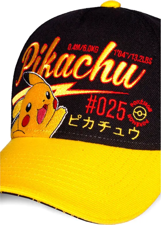 DIFUZED Pikachu - casquette (Noir/jaune)