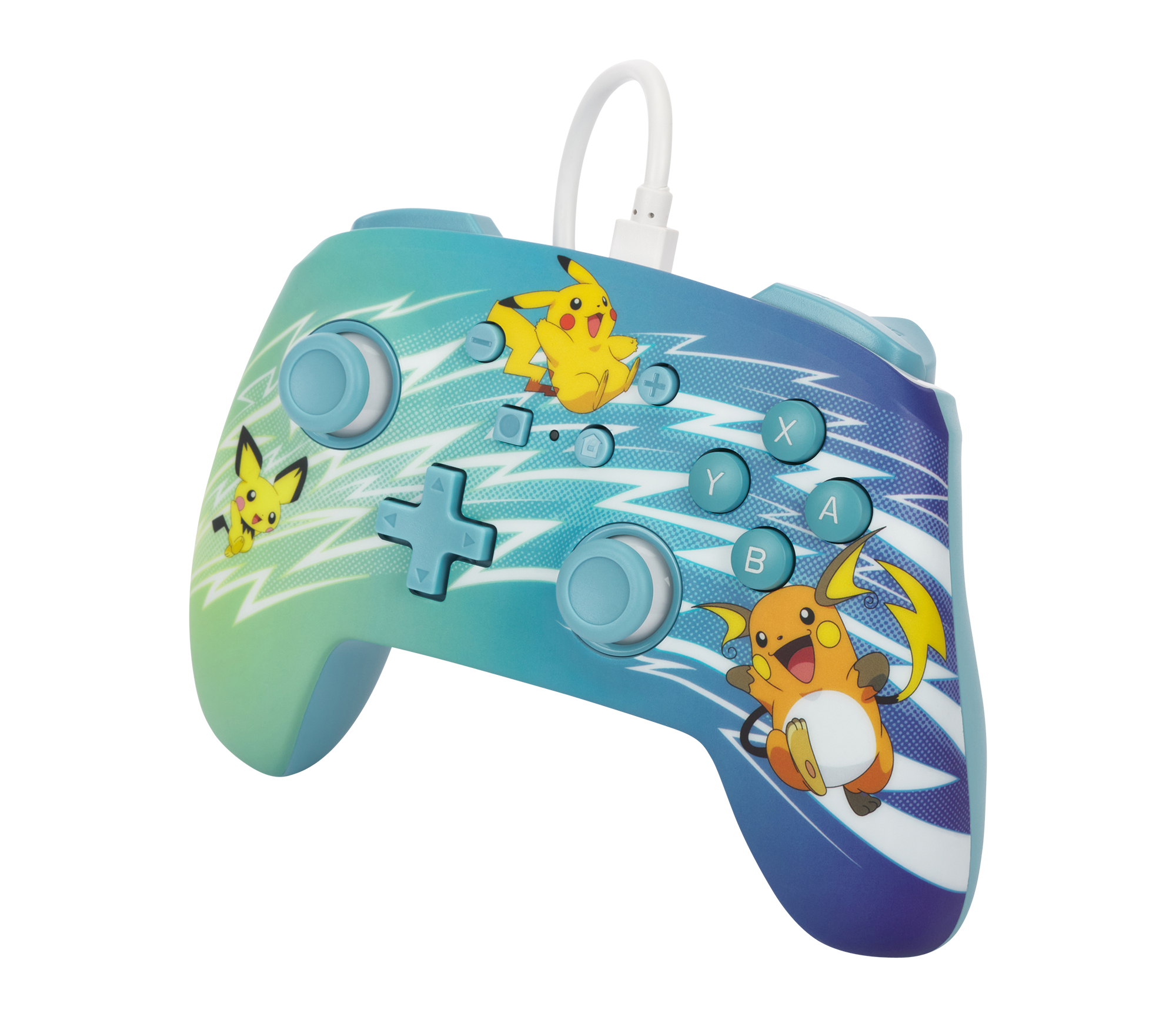 POWERA Pikachu-Evolution - kabelgebundener Controller für Mehrfarbig Nintendo Switch