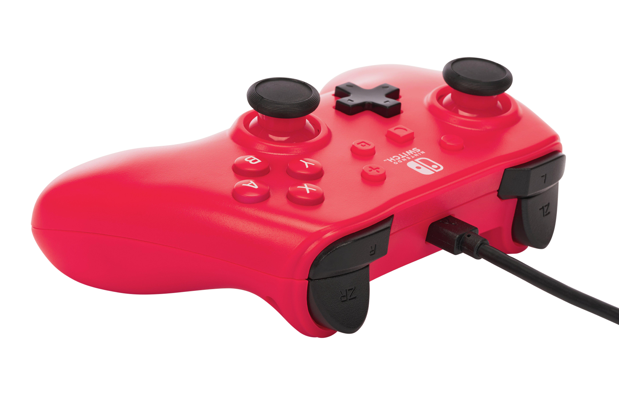 POWERA Raspberry Switch - kabelgebundener Rot für Red Controller Nintendo
