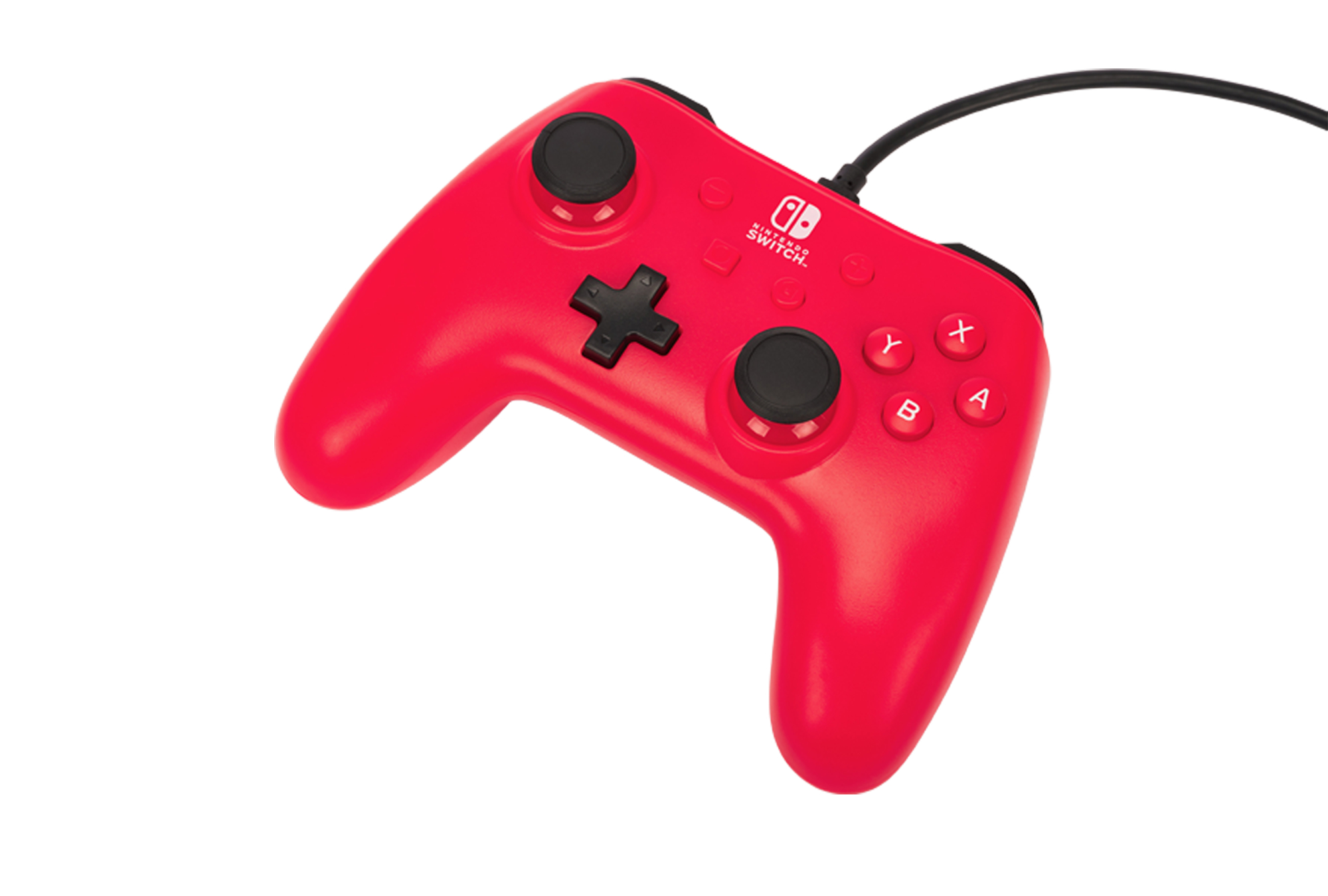 POWERA Raspberry Red - kabelgebundener Controller Rot Switch Nintendo für