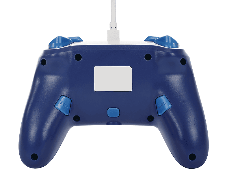 Thumbnail - POWERA kabelgebundener Mushroom-Kingdom-Friends Controller Blau für Nintendo Switch