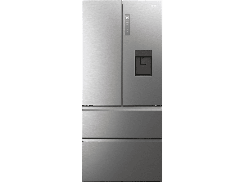 HAIER HFW7819EWMP French Door 83 SERIE 7 Kühl-Gefrierkombination (537 l, E, 1925 mm hoch, Edelstahl)