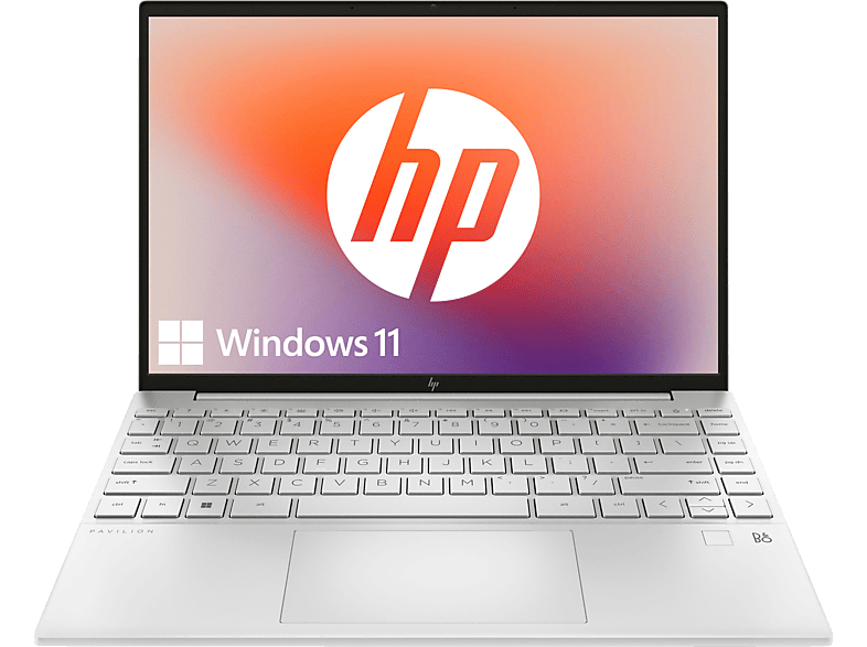 Bit) mit HP Graphics, Notebook, RAM, 8 Home Display, SSD, 13-be0555ng, GB Onboard Silber AMD Aero Pavilion Zoll 512 5 13,3 (64 AMD, Radeon™ Windows Prozessor, Ryzen™ 11 GB