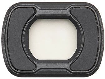 Czarny wizjer aparatu. Ma prostokątny kształt i białe wnętrze.