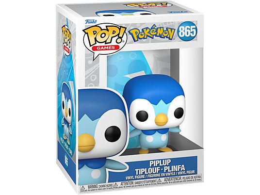FUNKO POPULAIRE! Jeux : Pokémon - Piplup - Figurine de collection (Multicolore)