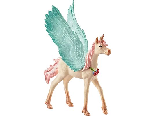 SCHLEICH Bayala: puledro unicorno pegaso decorato - Personaggio (Multicolore)