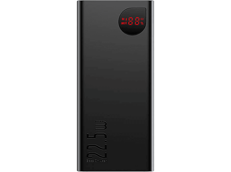 BASEUS Adaman Overseas Edition 40.000 mAh Digital Display 22.5W Taşınabilir Şarj Cihazı Siyah