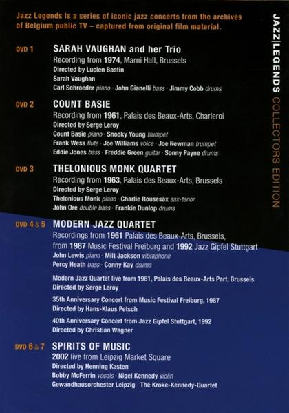 CD-Hülle mit Text über Jazzkonzerte aus den Archiven.