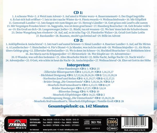 Diverse Interpreten - Zillachtalerisch gsungen und gspielt-Advent u Weih  - (CD)