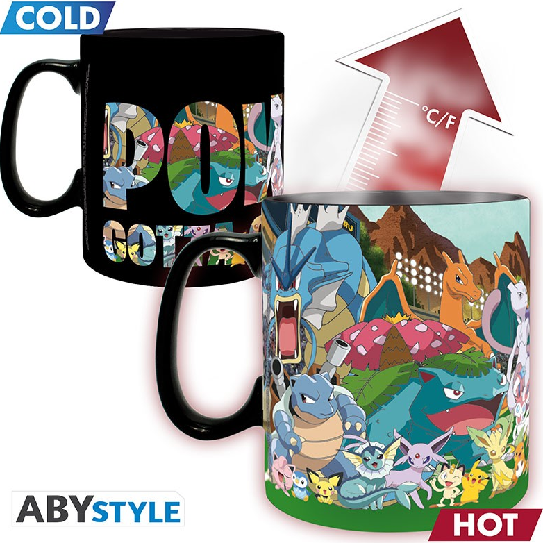 ABYSTYLE Pokémon - Gotta catch em all - Tasse (Multicolore)