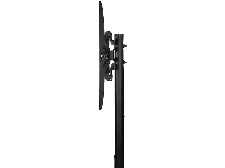 Hama 00220874 TV-Ständer mit Rollen "Trolley", bis 75 Zoll, höhenverstellbar, Schwarz; TV-Rack/-Trolley — Foto 2 von 5