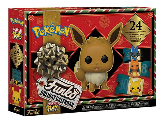 FUNKO POP! Games: Pokémon - 24-Day Holiday - Calendario dell'Avvento (Multicolore)