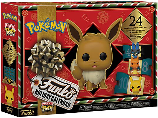 FUNKO POP! Games: Pokémon -  24-Day Holiday - Calendrier de l'Avent (Multicolore)