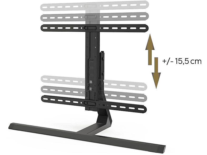 Hama 00220869 TV-Standfuß, schwenkbar, neigbar, höhenverstellbar, 165 cm (65") bis 40 kg; TV-Standfuss — Foto 3 von 5