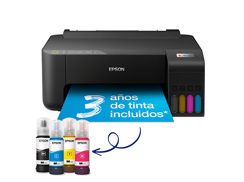 REACONDICIONADO Seminuevo Excelente Impresora tinta - Epson EcoTank ET-1810, Color, Tinta recargable, WiFi