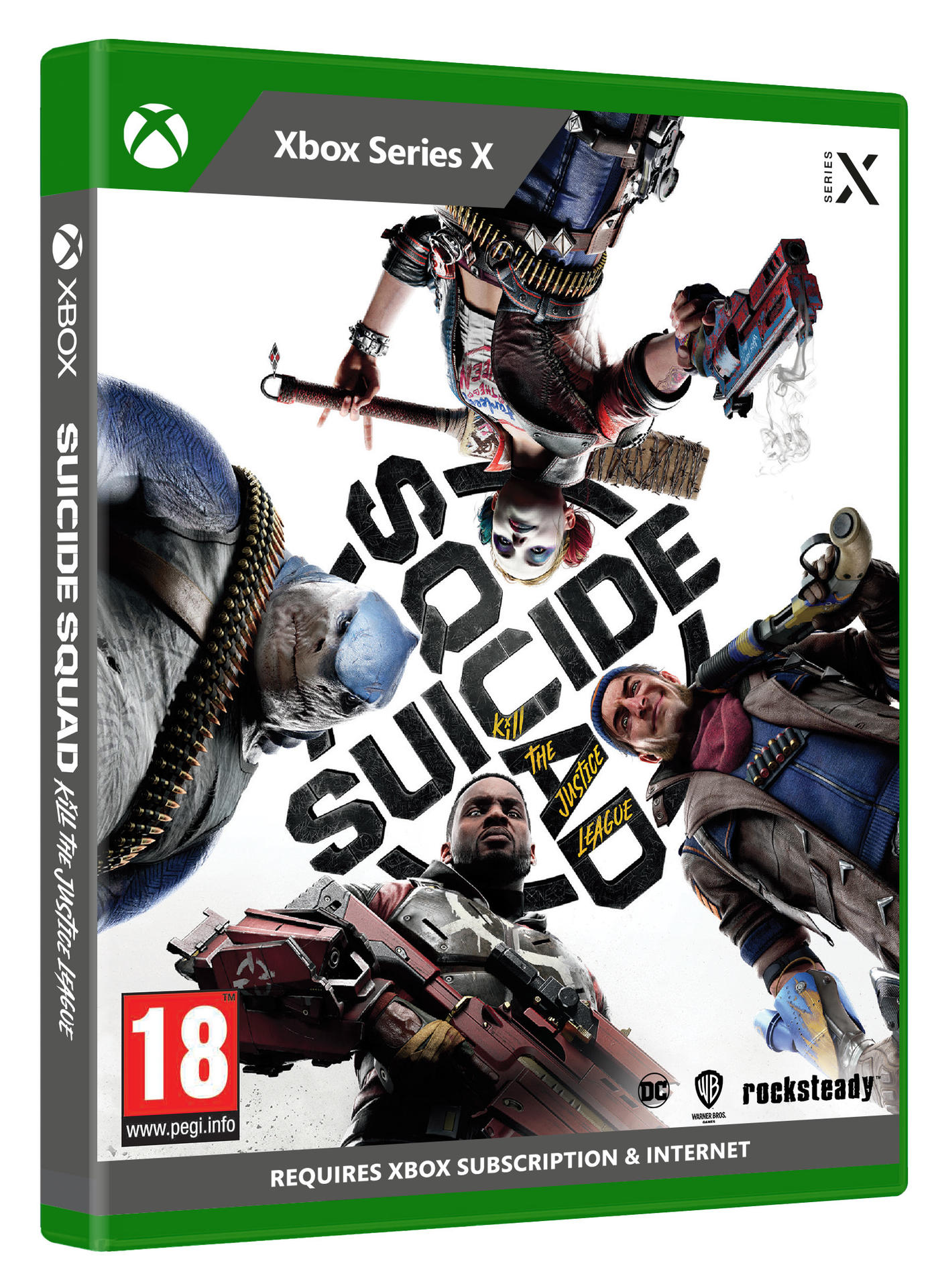 Xbox-Spielbox für Suicide Squad: Kill the Justice League.