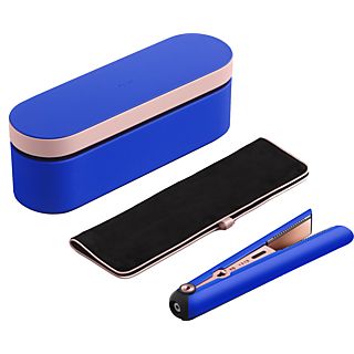 Plancha de pelo - Dyson Corrale™ Blue Blush, Sin Cable, Placas flexibles, Edición Especial, Bolsa de viaje, 210°C