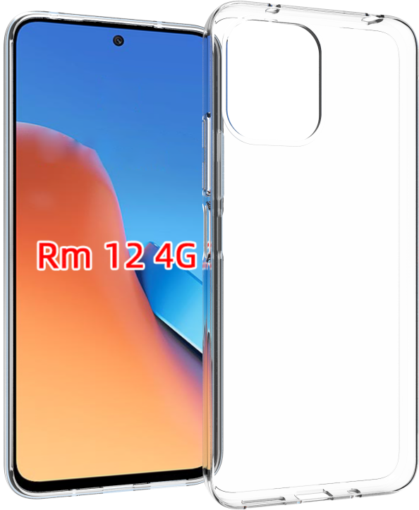 CASE AND PRO Xiaomi Redmi 12 4G/5G szilikon hátlap, átlátszó (TPU-XIA-REDMI124G-TP)