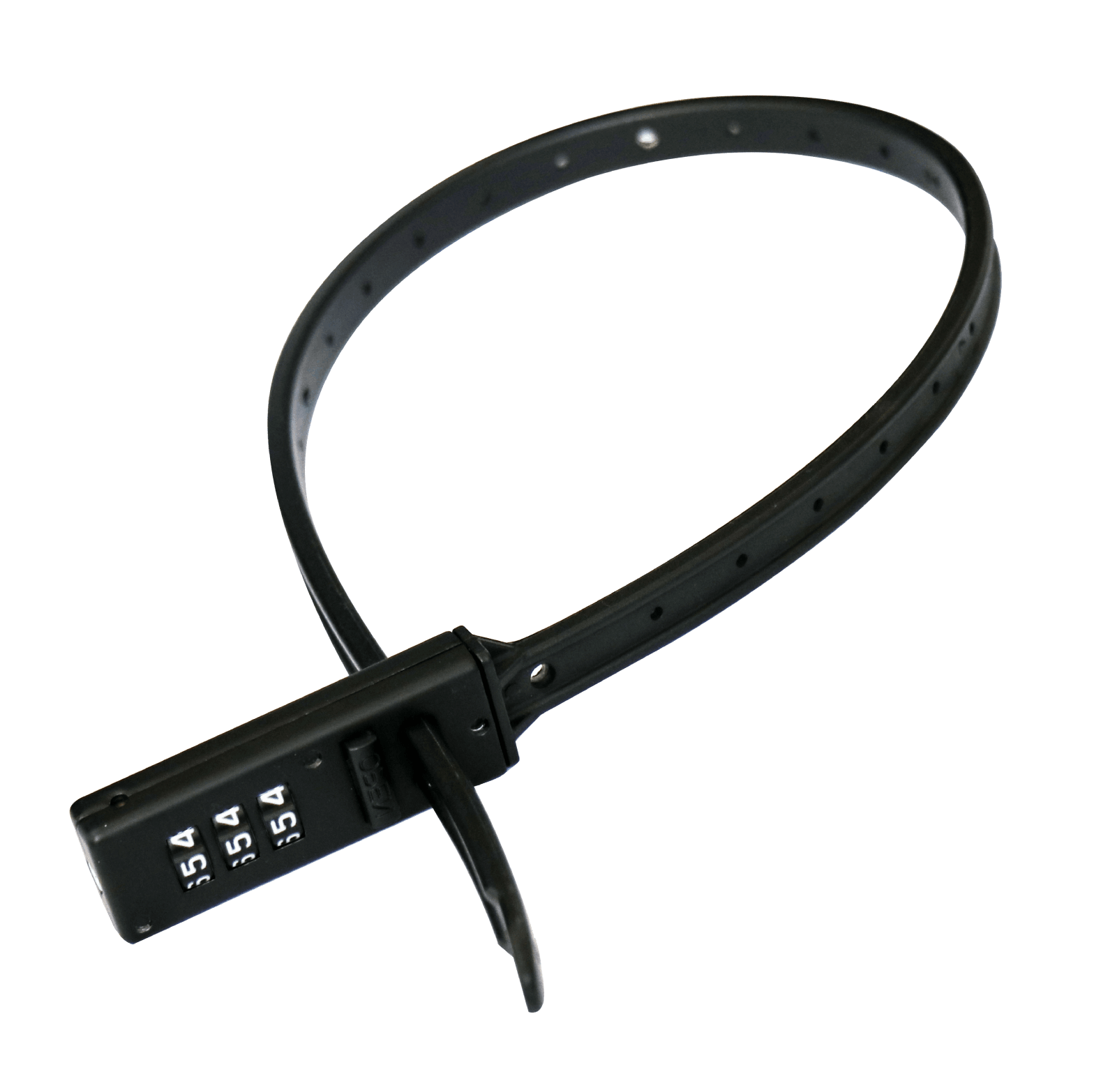 Candado - Beetle Helm Mini, 56 cm, 3 dígitos, Plástico endurecido, Negro