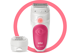 BRAUN Silk-Épil 5 5600 Sensosmart Kablosuz 3 Ek Parçalı 2'si 1 Arada Epilasyon Cihazı Outlet 1230516