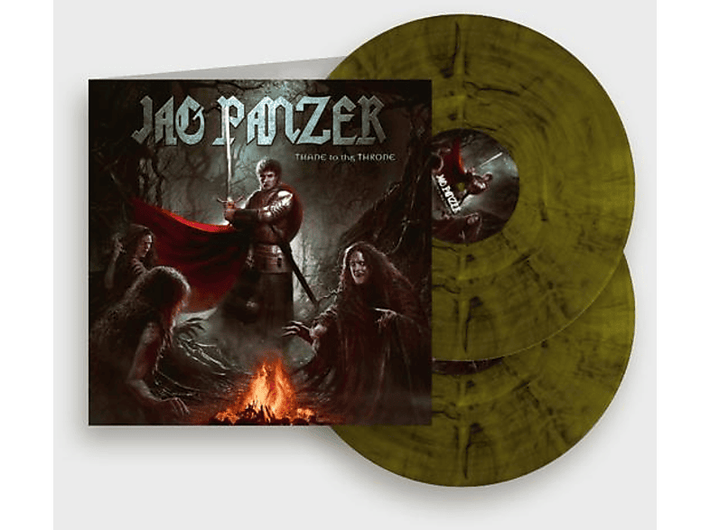 Throne(Yellow/Black (Vinyl) - Panzer Jag Marbled) - To The Thane