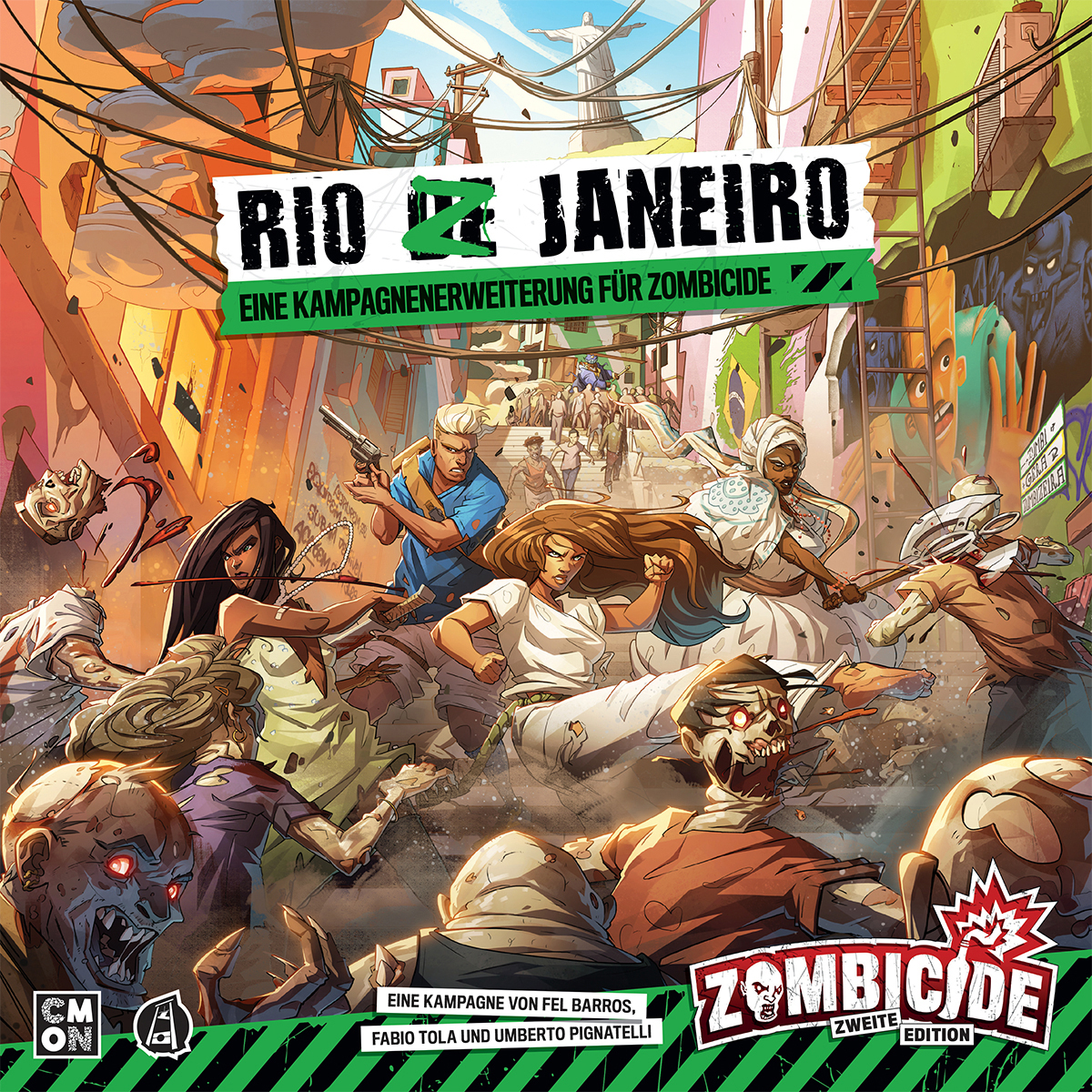 2. - Zombicide Z Mehrfarbig Rio Janeiro Edition CMON Brettspiel