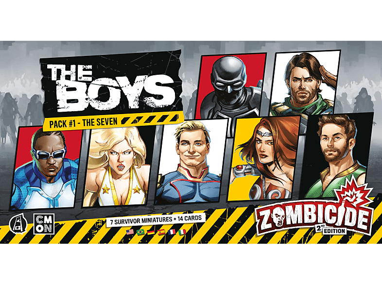 CMON Zombicide 2. Edition - The Mehrfarbig Boys #1 Pack Gesellschaftsspiel