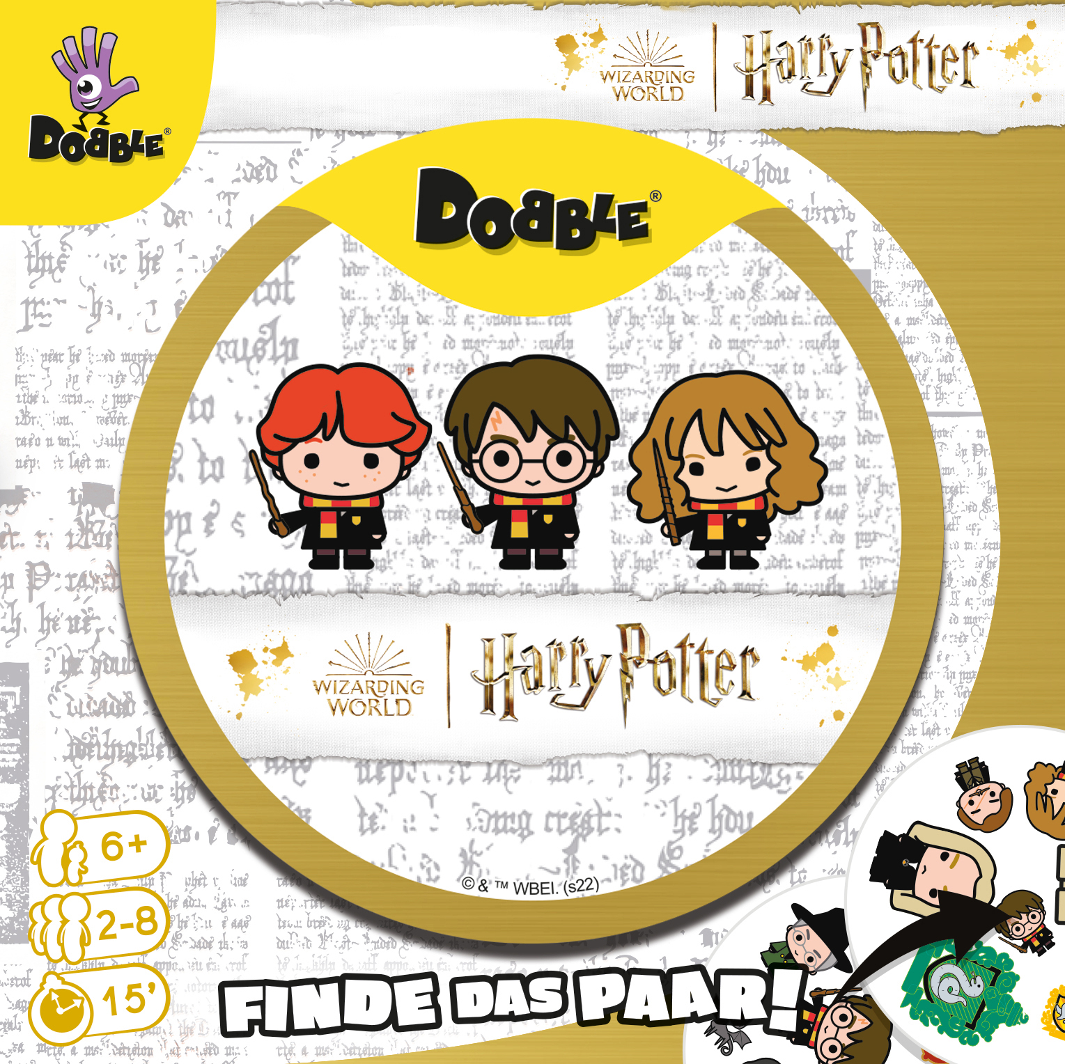 ZYGOMATIC Dobble Harry Potter Mehrfarbig Kinderspiel