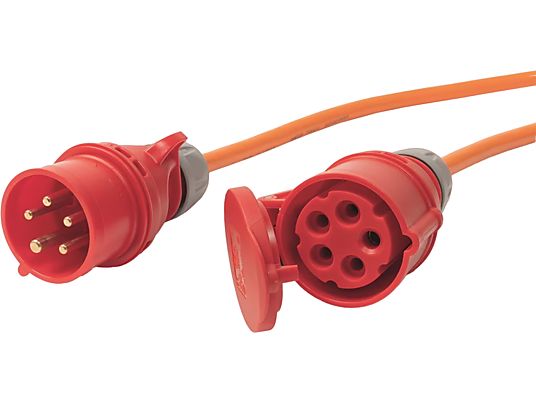 STEFFEN 037020447 05 16 1 - Câble de rallonge (Orange/rouge)