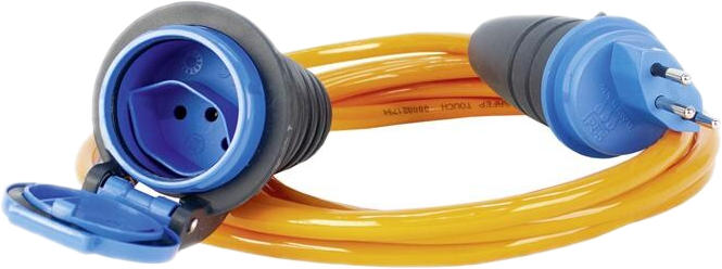 STEFFEN 037020432 20 13 1 - Câble de rallonge (bleu / jaune)