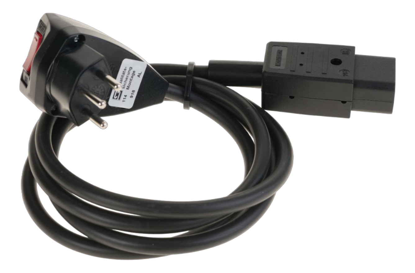 STEFFEN 1,5 m C19-T12 - Câble adaptateur (Noir)