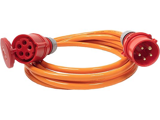 STEFFEN 037020447 10 16 1 - Câble de rallonge (Orange/rouge)