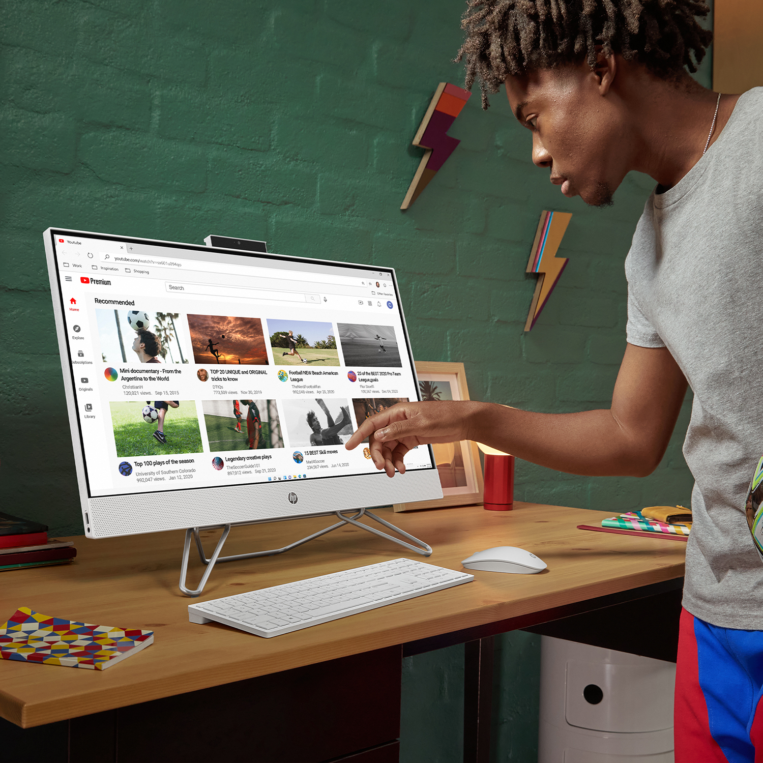 HP All-in-one PC 27-cb1006nb Intel Core i5-1235U (7J5D6EA)