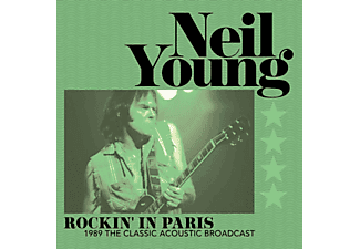 Neil Young - Rockin' In Paris - 1989 The Classic Acoustic Broadcast (Green Vinyl) (Vinyl LP (nagylemez))