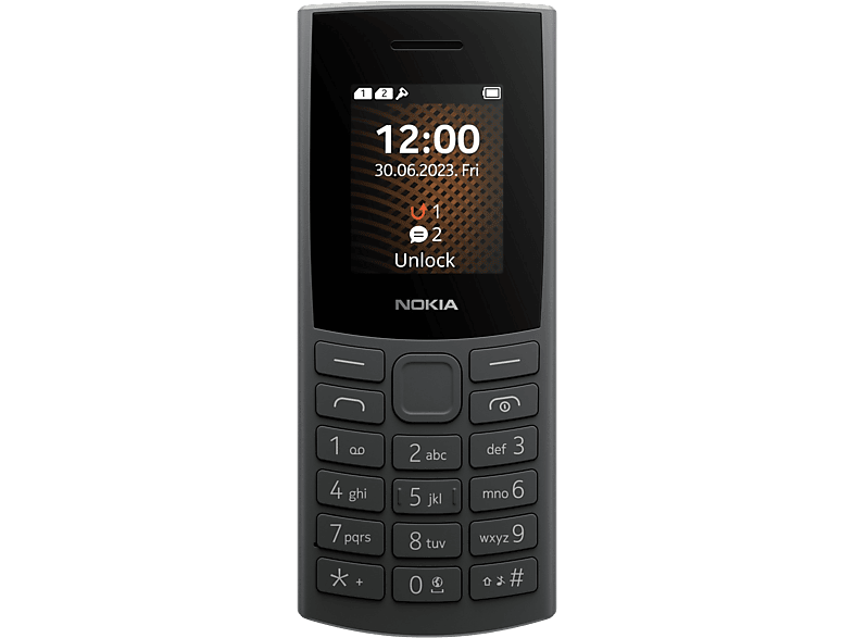 Nokia Gsm 105 2g Dual Sim Charcoal (1gf019cpa2l09)