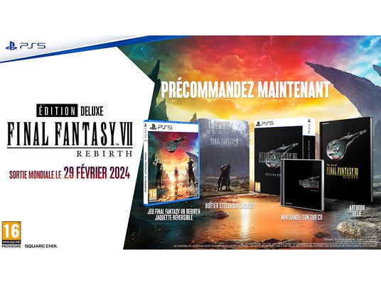 Final Fantasy VII : Rebirth - Édition Deluxe - PlayStation 5 - Francese