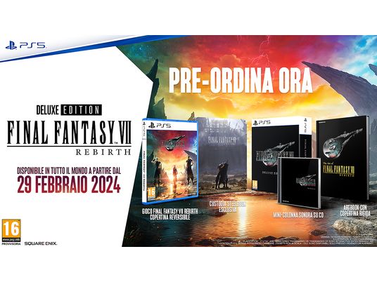 Final Fantasy VII: Rebirth - Deluxe Edition - PlayStation 5 - Italiano