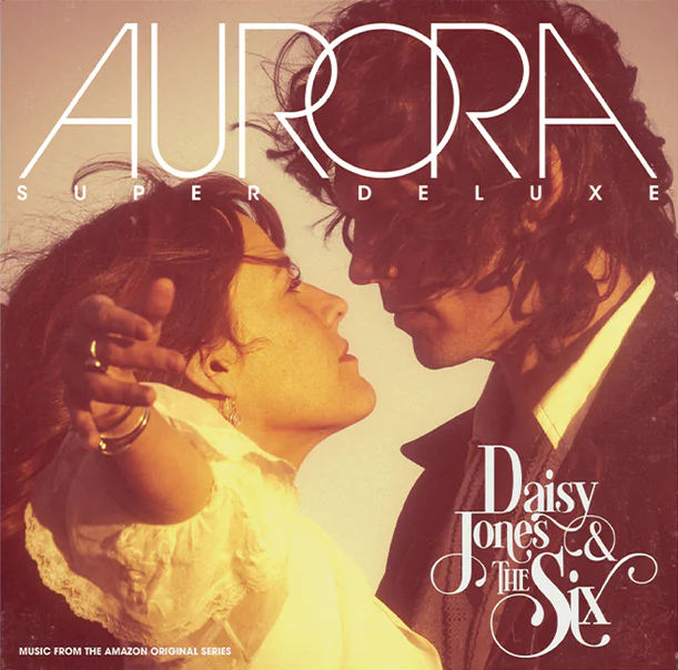 Album borító két emberrel, akik egymásra néznek. Aurora és Daisy Jones & The Six felirat.
