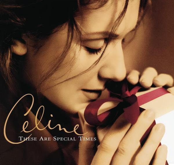 Album borító: Celine egy ajándékot tart. Szöveg: Celine These Are Special Times.
