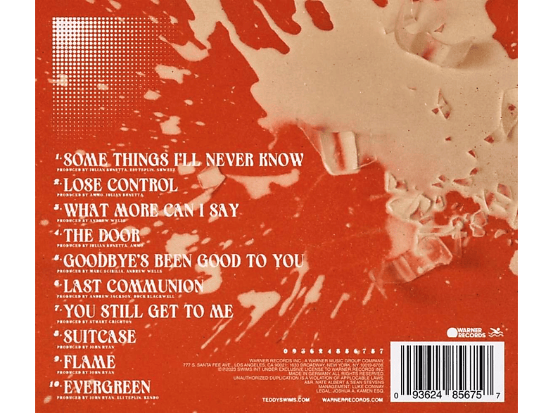 Thumbnail - Teddy Swims - I've Tried Everything But Therapy(Part1) (CD)