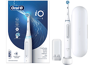 ORAL B iO 4 Şarjlı Diş Fırçası Beyaz Seyahat Kabı_1