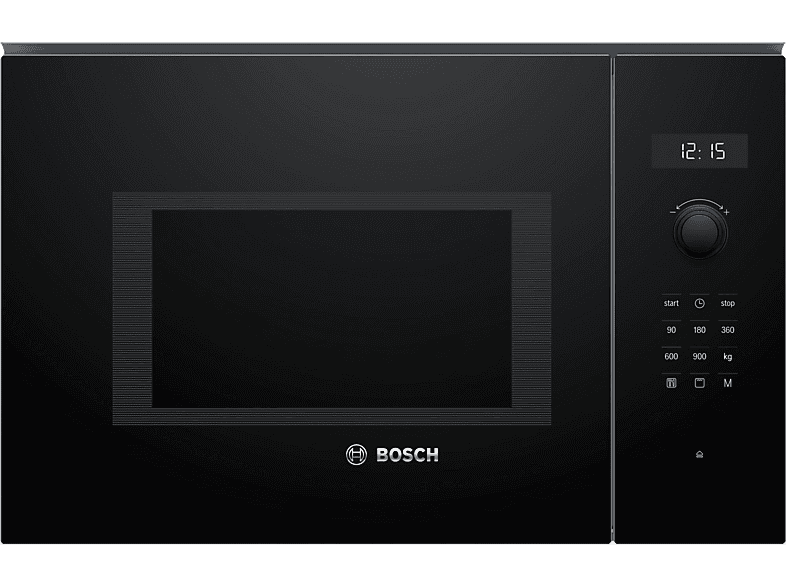 Bosch BEL554MB0 Mikrowelle (900 Watt, Einbaugerät, 25 l, Schwarz)