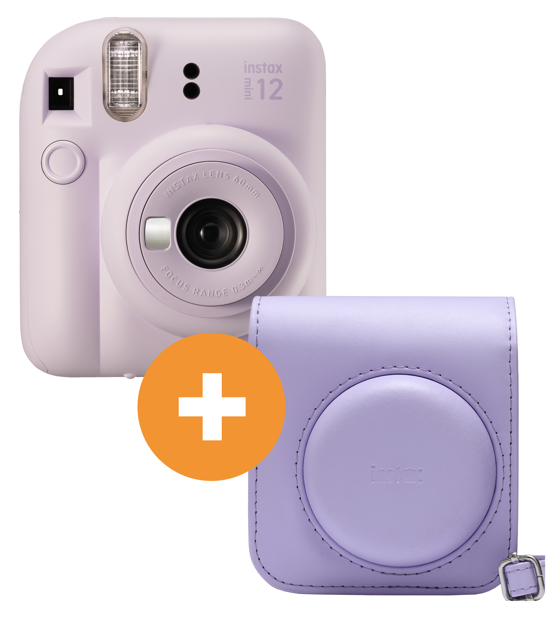 INSTAX Sofortbildkamera, Purple Set Travel Lilac 12 mini FUJIFILM