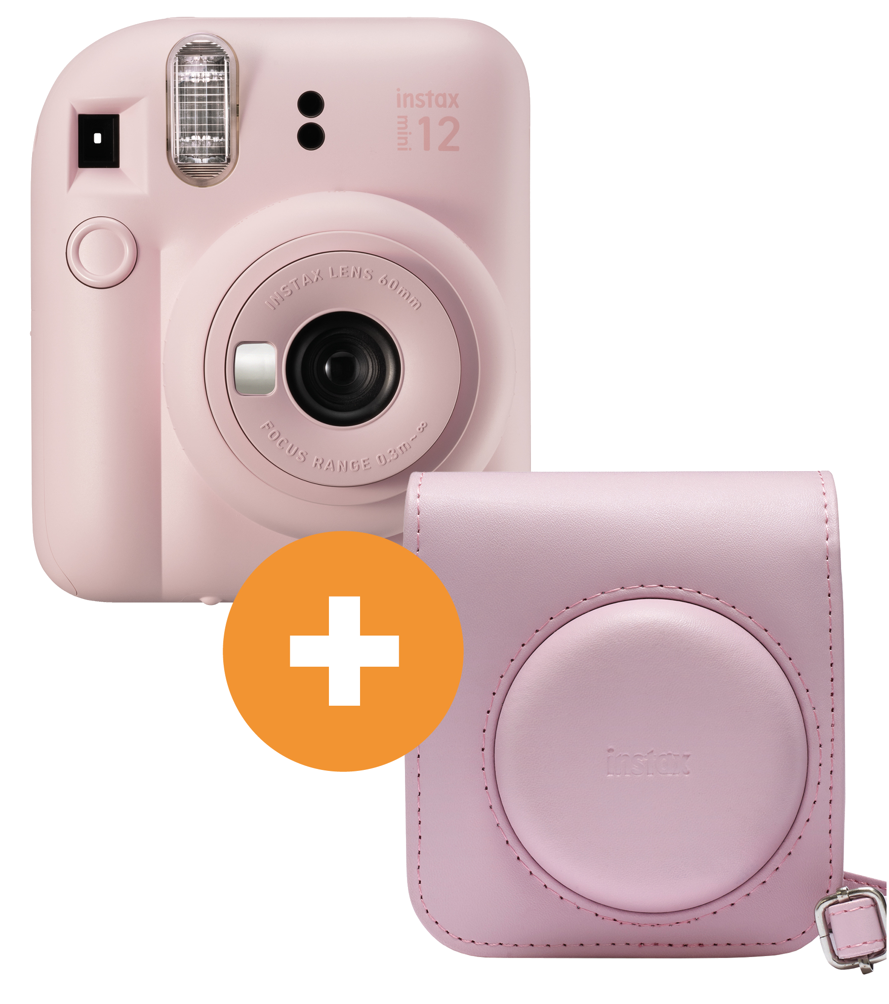 Sofortbildkamera, Travel 12 Blossom FUJIFILM INSTAX mini Set Pink