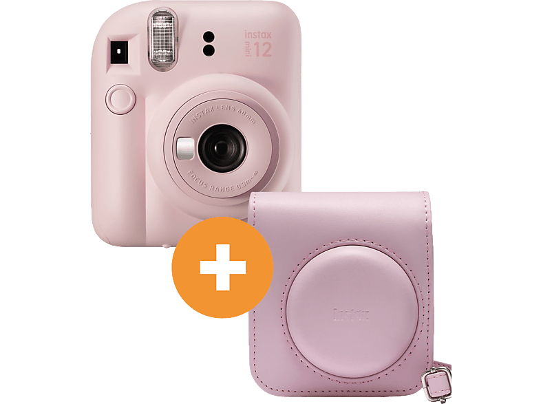 FUJIFILM INSTAX mini 12 Travel Set Sofortbildkamera, Blossom Pink  Sofortbildkameras | MediaMarkt