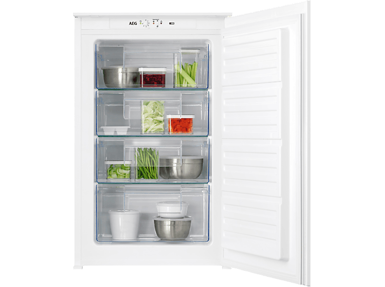 AEG Tab6L88ES Gefrierschrank, Schlepptür-Technik (E, 98 l, 873 mm hoch, Weiß)